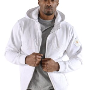 Pelle Pelle Nylon White Hooded Midlayer view 1