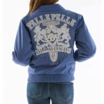 Pelle Pelle Blue Diamonds Queen Jacket