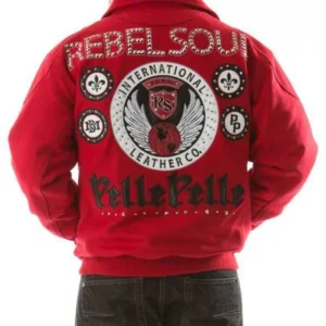 Red Pelle Pelle Rebel 1978 Wool Jacket