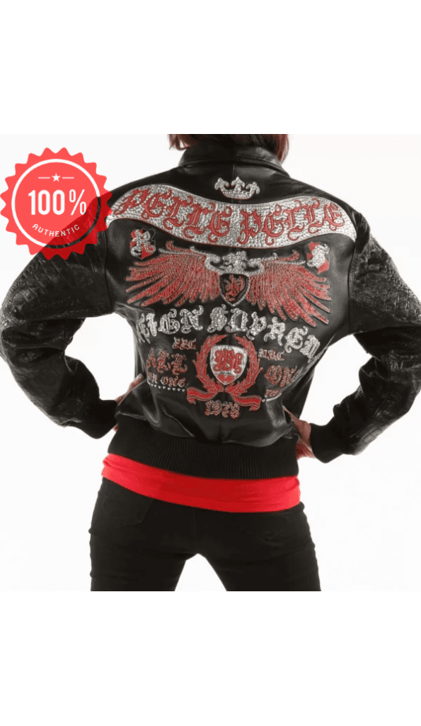 Pelle Pelle Black Studded Leather Jacket