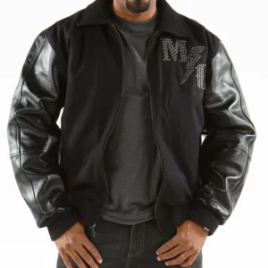 Pelle Pelle Black Master Varsity Jacket view 2