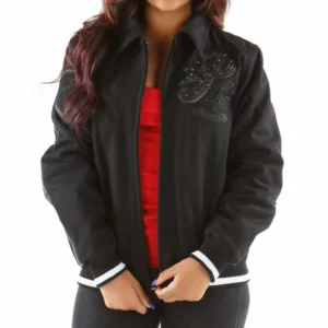 Pelle Pelle Black Philly Wool Jacket view 2
