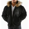 Pelle Pelle Black Hood Jacket