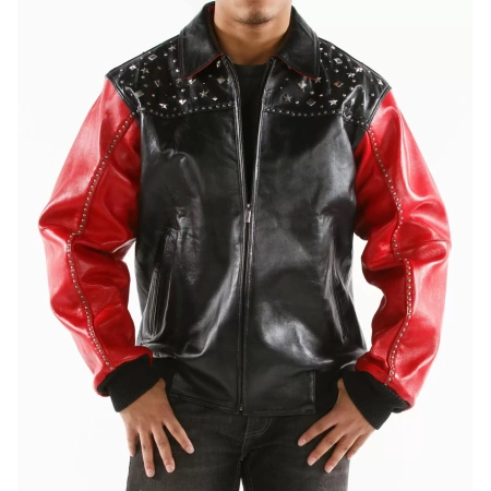 Pelle Pelle Black Red Born Free Jacket