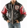 Pelle Pelle Black Red Studded Jacket