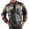 Pelle Pelle Black Red Leather Jacket