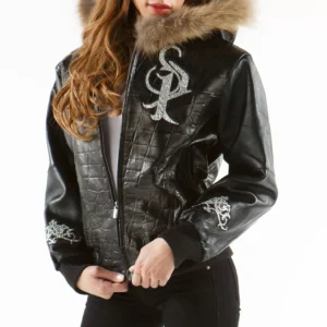 Royal Pelle Pelle Hood Leather Jacket view 2