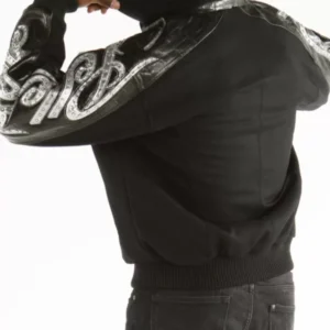 Pelle Pelle Black Studded Wool Jacket view 2