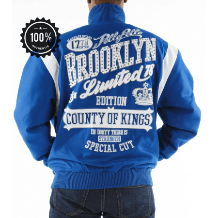 Pelle Pelle Blue Brooklyn Cut Jacket