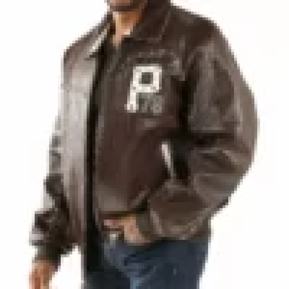 Pelle Pelle's Brown Studded Legend Jacket