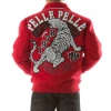 Red Pelle Pelle Tiger Wool Jacket