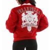 Pelle Pelle Red Diamonds Queen Jacket