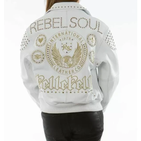 Pelle Pelle Rebel White Leather Jacket