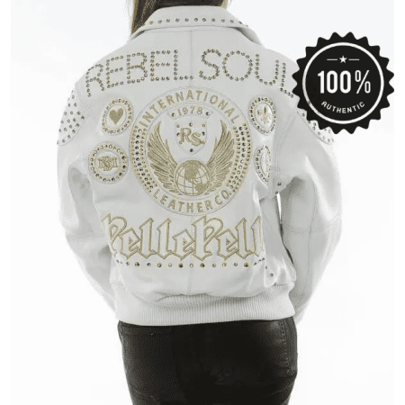 Pelle Pelle Rebel White Leather Jacket