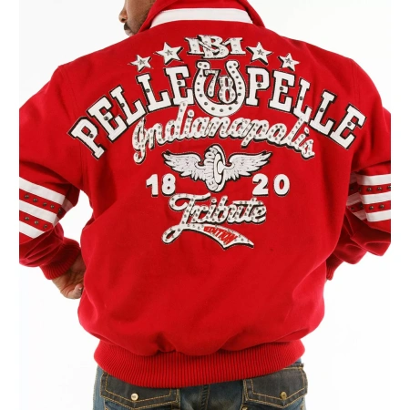 Pelle Pelle Red Tribute Wool Jacket