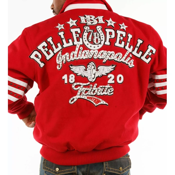 Pelle Pelle Red Tribute Wool Jacket