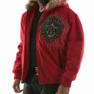 Pelle Pelle Red Hood Jacket view 2