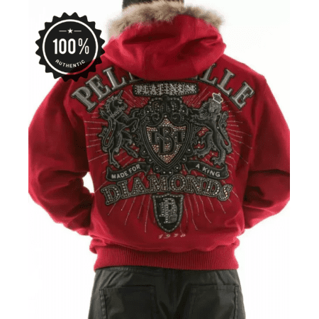 Pelle Pelle Red Hood Jacket