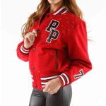 Pelle Pelle Red Studded 1978 Jacket