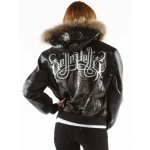 Royal Pelle Pelle Hood Leather Jacket