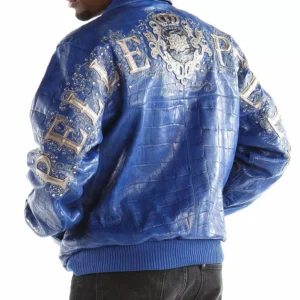 Pelle Pelle Blue Crest Leather Jacket