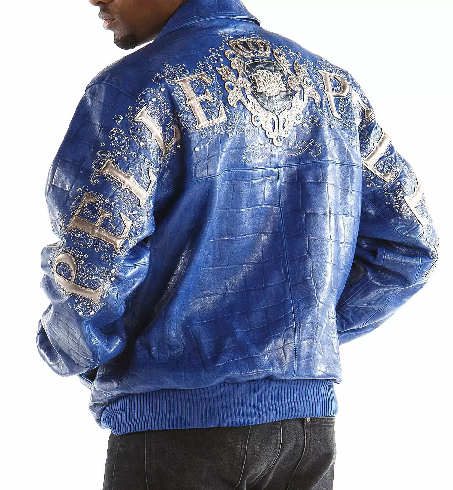 Pelle Pelle Blue Crest Leather Jacket