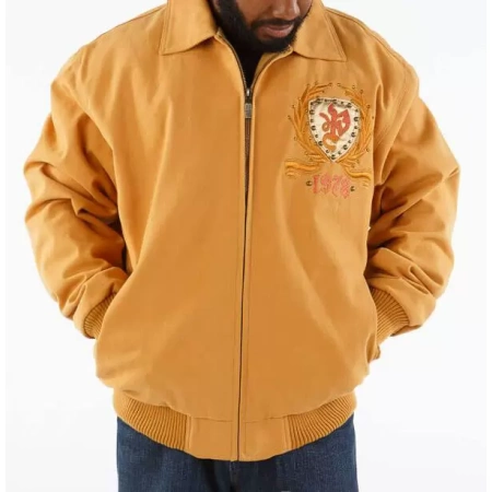 Pelle Pelle Yellow Wool Jacket