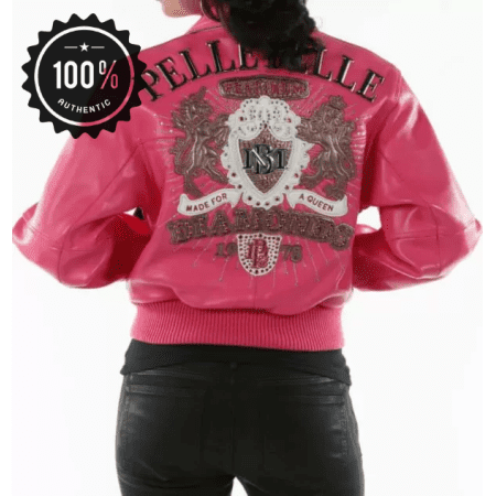 Pelle Pelle Pink Diamonds Queen Jacket