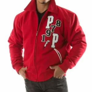 Red Pelle Pelle Tiger Wool Jacket view 2