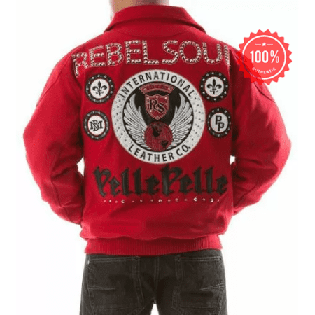 Red Pelle Pelle Rebel 1978 Wool Jacket