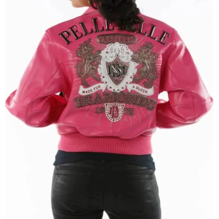 Pelle Pelle Pink Diamonds Queen Jacket