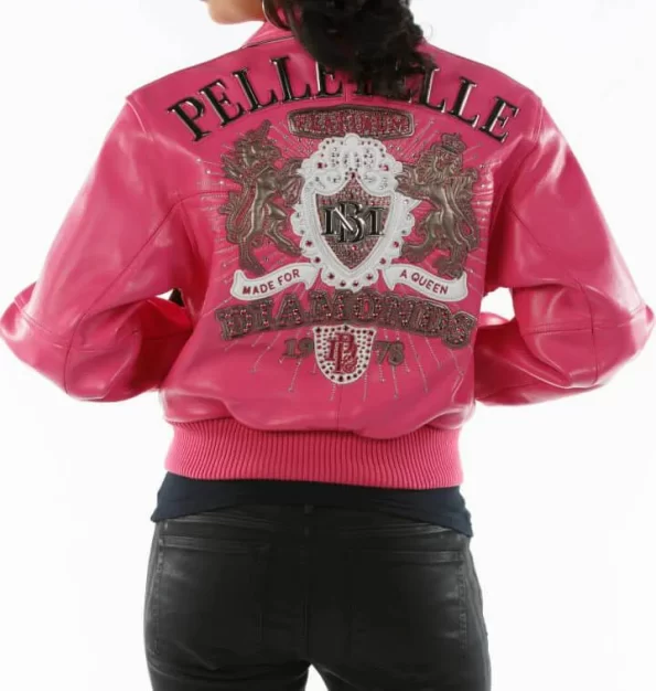 Pelle Pelle Pink Diamonds Queen Jacket