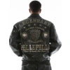 Pelle Pelle Encrusted Leather Jacket