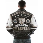 Pelle Pelle Black White Leather Jacket