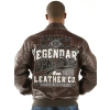 Pelle Pelle's Brown Studded Legend Jacket