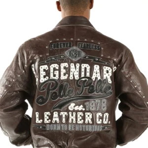 Pelle Pelle's Brown Studded Legend Jacket