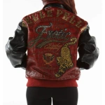 Pelle Pelle Red Black Studded Jacket