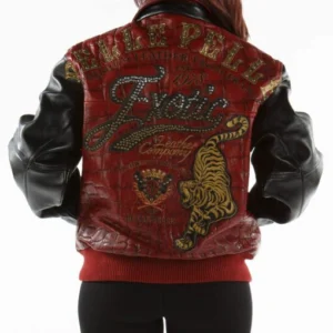 Pelle Pelle Red Black Studded Jacket