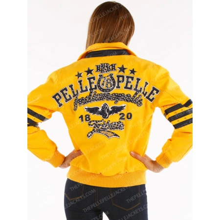 Pelle Pelle Yellow Tribute Wool Jacket