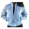 Pelle Pelle Blue Patches Varsity Jacket