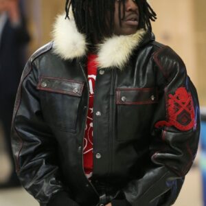 Pelle Pelle Chief Keef Black Leather Jacket view 2