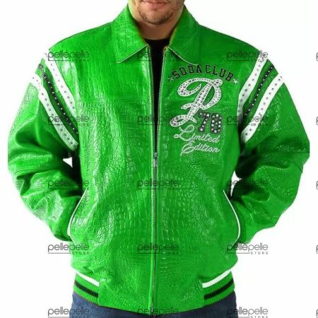 MB Pelle Pelle Green Special Cut Jacket