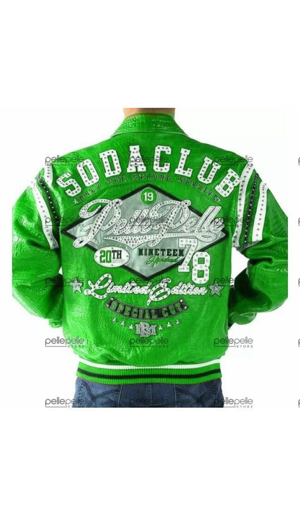 MB Pelle Pelle Green Special Cut Jacket