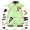 Pelle Pelle Light Green Varsity Jacket