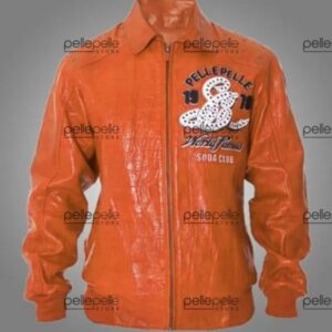 Pelle Pelle Orange Soda Club Leather Jacket view 2