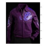 Pelle Pelle Anniversary Purple Studded Jacket