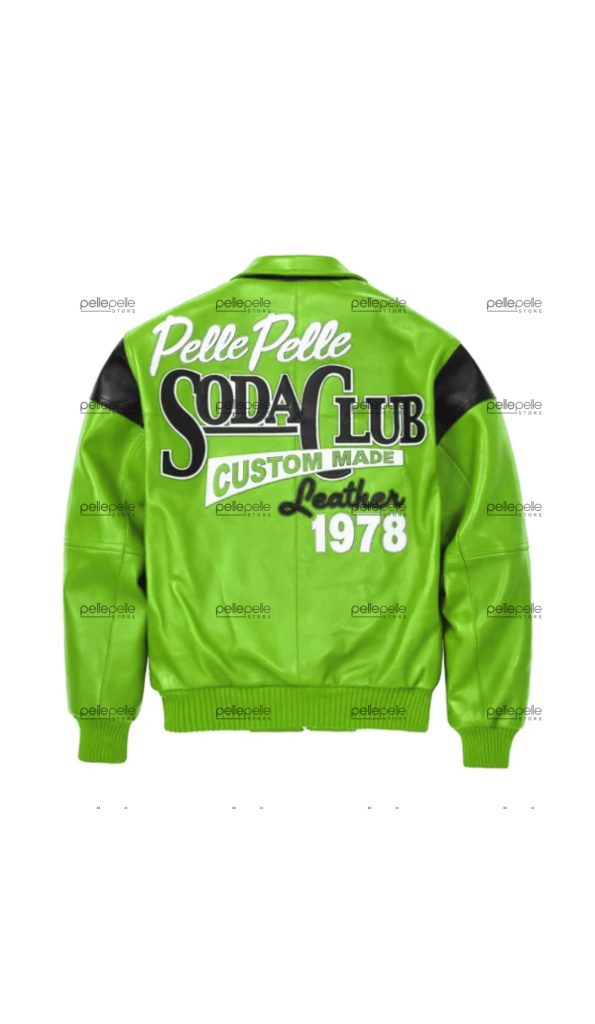 Light Green Pelle Pelle Soda Club Jacket