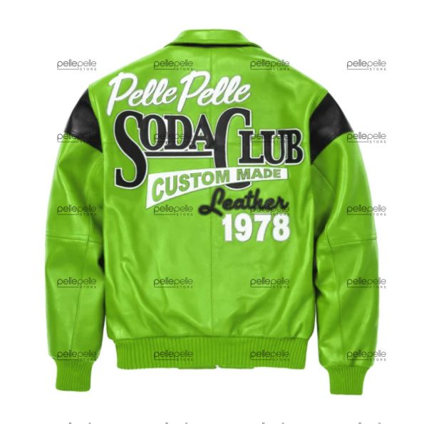 Light Green Pelle Pelle Soda Club Jacket