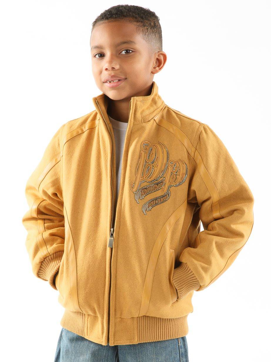 Pelle Pelle Kids Born And Raised Yellow Jacket