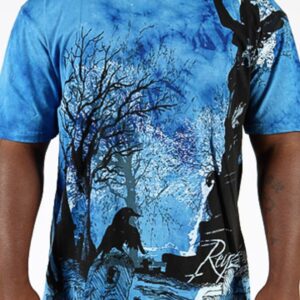 Exclusive Pelle Pelle Blue Spooky Halloween T Shirt